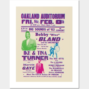 Bobby Bland Ike and Tina Turner concert poster Posters and Art